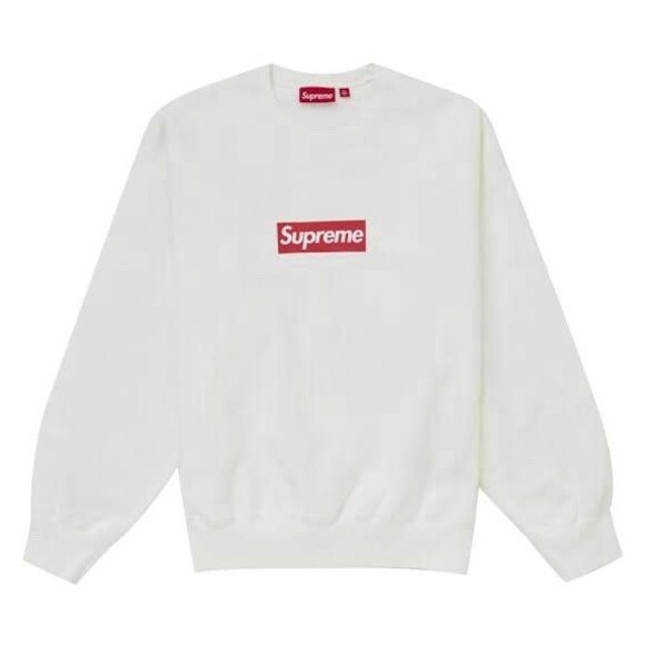 Supreme Washed Box Logo Crewneck Men’s Size L / Large / SS25 NEW FREE SHIPPING - Picture 1 of 4